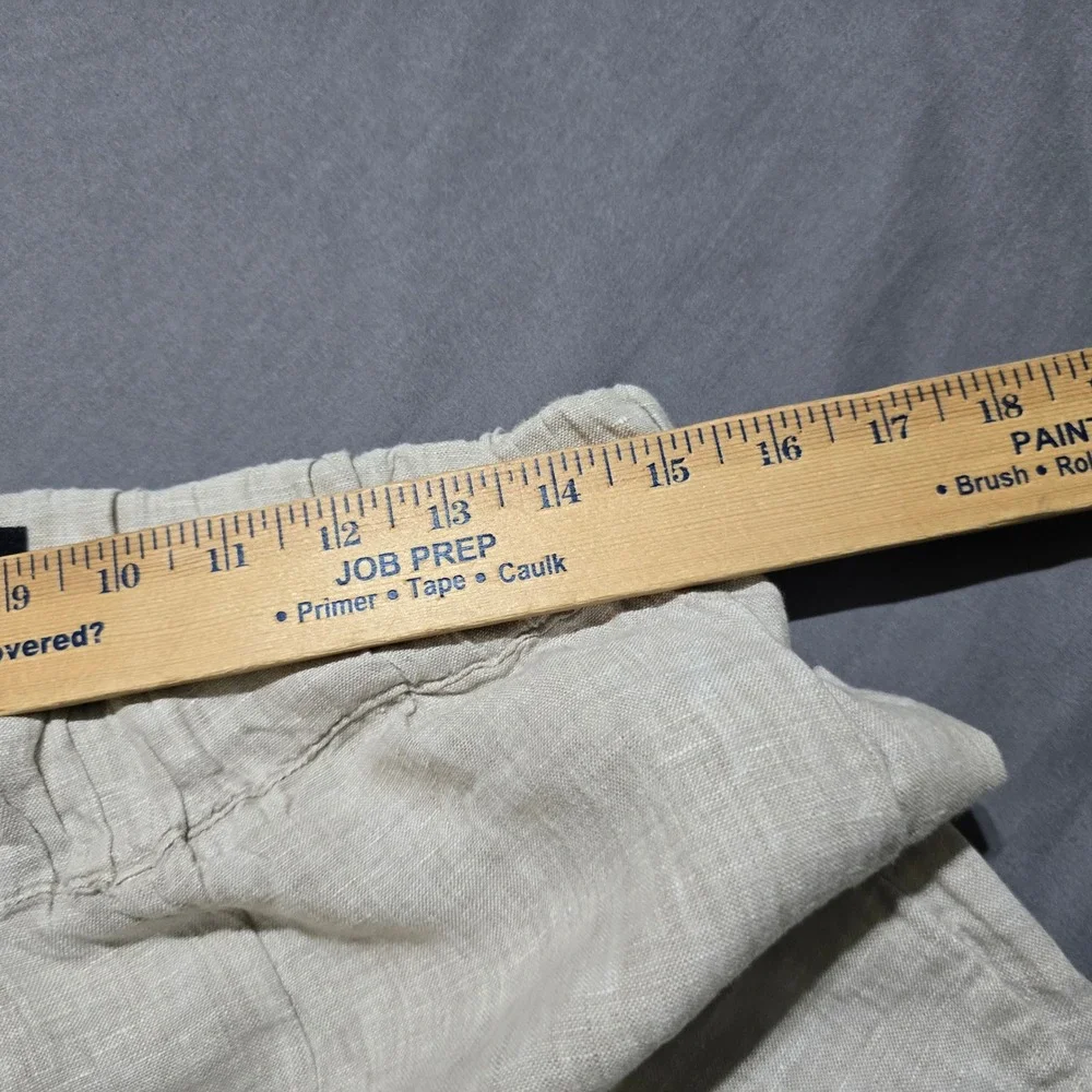 Quince Tapered Ankle Pants Women Size M Flax 100% European Linen LB94201-JDAVN01